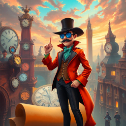 ChronoChase: Whose Time is it Anyway? - Text-based game