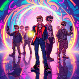 Chrono Chums: Who's There? - Text-based game