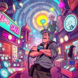 Chronochaser: Who's Time Is It Anyway? - Text-based game