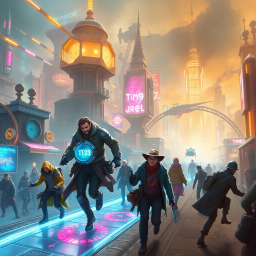 ChronoChase: Whose Time Is It Anyway? - Text-based game