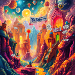 Spectrum Wars: Which Dimension Is It Anyway? - Text-based game