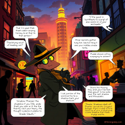 Whose Shadow is it Anyway? - Text-based game