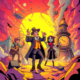 ChronoClash: Whose Time is it Anyway? - Text-based game