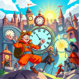 ChronoChaser: Who's Time Is It Anyway? - Text-based game