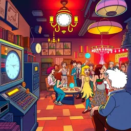 The Life of a Time Traveling Party Animal - Text-based game