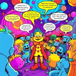 Whose Greeting Is It Anyway? - Text-based game