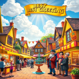 Whose Greeting Is It Anyway? - Text-based game