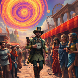 ChronoChase: Whose Time Is It Anyway? - Text-based game