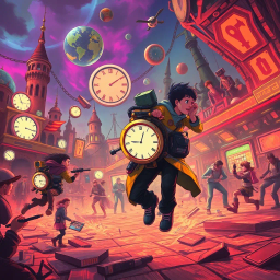 ChronoChase: Whose Time is it Anyway? - Text-based game