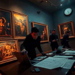 The Great Art Heist - Text-based game