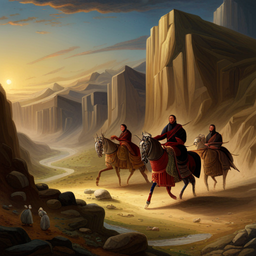 Silk Road Monks - Text-based game