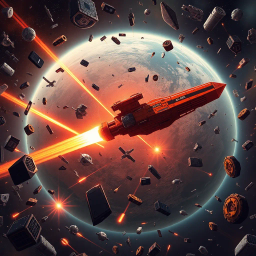 Cosmic Clutter: Orbital Scramble - Text-based game