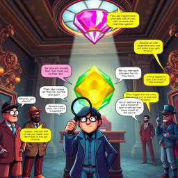 Whose Gem is This, Anyway? - Text-based game