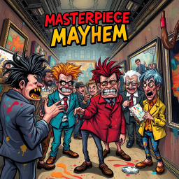 Masterpiece Mayhem - Text-based game
