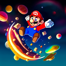 Super Mario: The Intergalactic Adventure - Text-based game