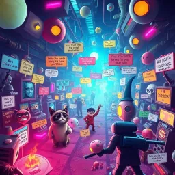 Memeception: Who's Hello, Is It Anyway? - Text-based game