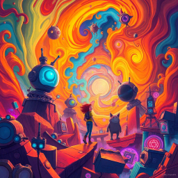 Spectrum Wars: Which Dimension Is It Anyway? - Text-based game