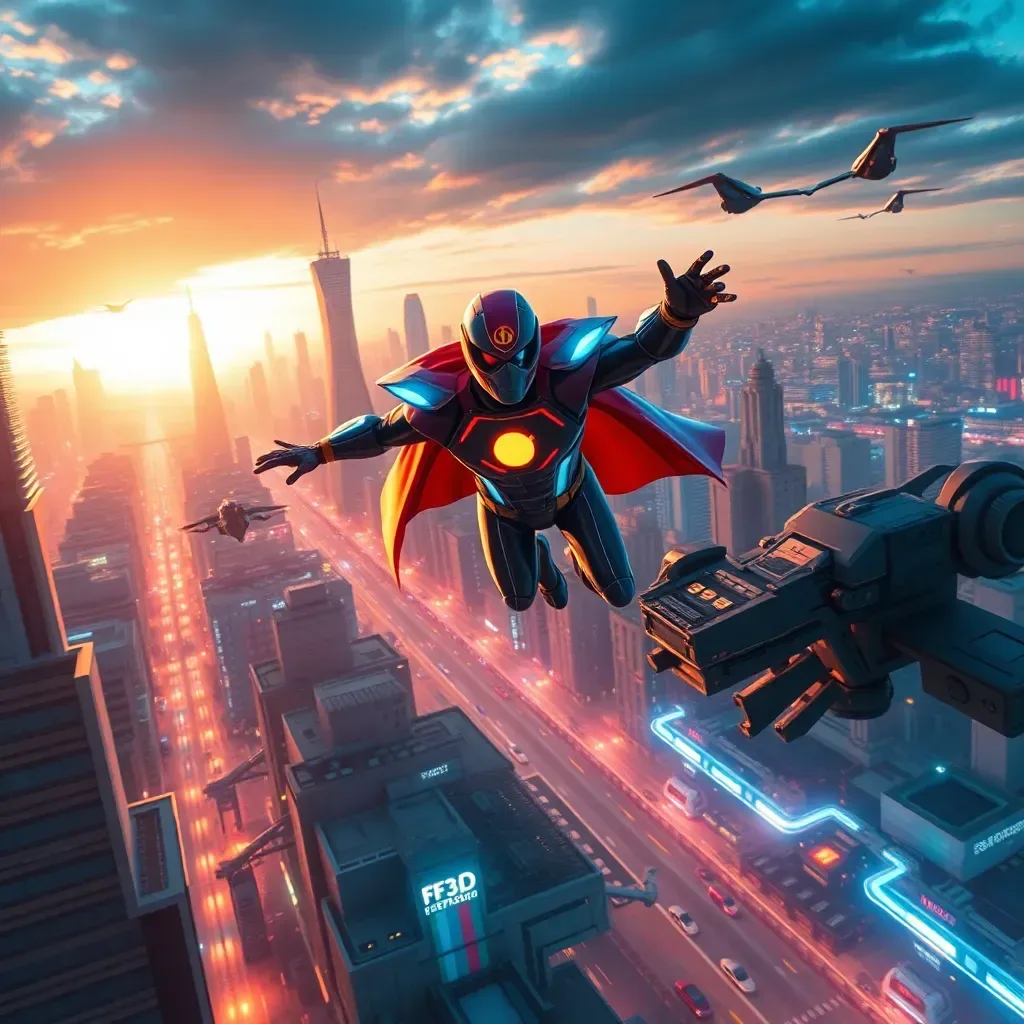 Virtual Reality Superhero