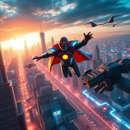 Virtual Reality Superhero - Text-based game