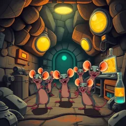 Lab Rats: Who's the Boss? - Text-based game