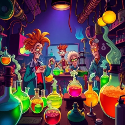 Whose Lab Is It Anyway? - Text-based game