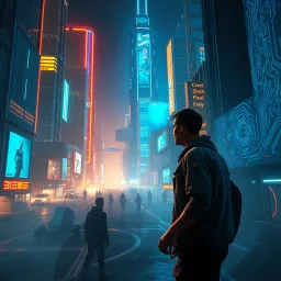 Circuit's End: The Last Human - Text-based game