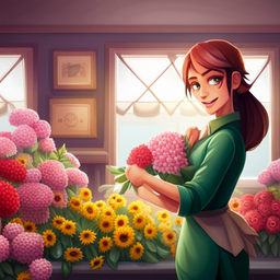 Flirtatious Florist - Text-based game