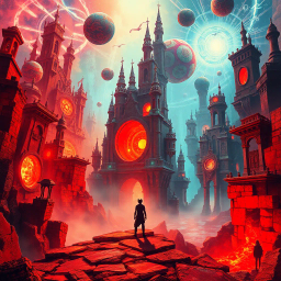 Spectrum Wars: Which Dimension Is It Anyway? - Text-based game
