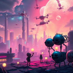 Spectrum Wars: Which Dimension Is It Anyway? - Text-based game
