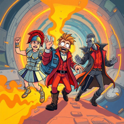 Temporal Tango: Whose Time is it Anyway? - Text-based game