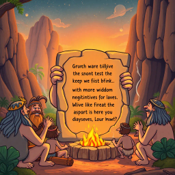 Caveman's Career Change - Text-based game