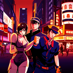 Tokyo Nightwatch: Neon Shadows - Text-based game