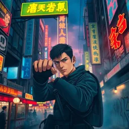 Tokyo Nightwatch: Neon Shadows - Text-based game