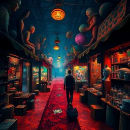 Nightmare Market: Whose Dream Is It Anyway? - Text-based game