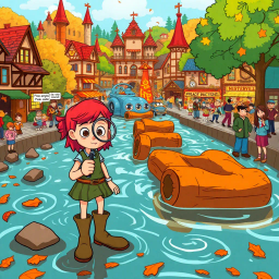 Logjam Chronicles: Whose Logs Are These, Anyway? - Text-based game