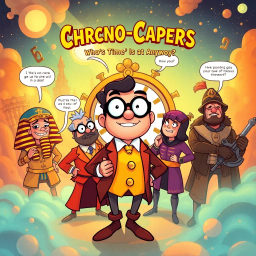 Chrono-Capers: Who's Time Is It Anyway? - Text-based game