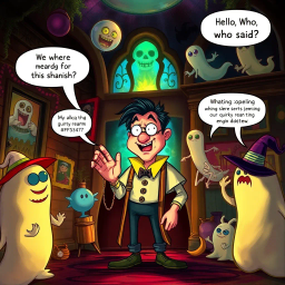 Hello, Who Said? - Text-based game