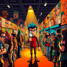 Murder at the Comic Con - Text-based game