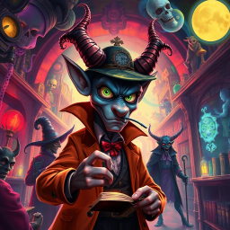 Infernal Antics: Whose Are These? - Text-based game
