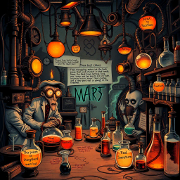 Whose Lab Is It Anyway? - Text-based game