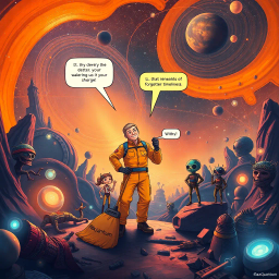 Whose Cosmos is it Anyway? - Text-based game