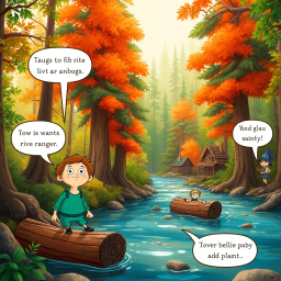 Log Jam: Whose Logs Are These, Anyway? - Text-based game