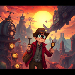 ChronoCrimson: Whose Time Is It Anyway? - Text-based game
