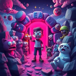 Memeception: Whose Hello Is It Anyway? - Text-based game
