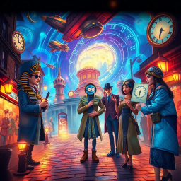 Chrono-Capers: Whose Time Is It Anyway? - Text-based game