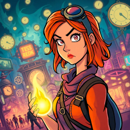 Chrono Whirl: Who's Time Is It Anyway? - Text-based game