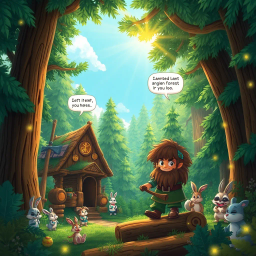 Log Jam: Wood You Believe It? - Text-based game
