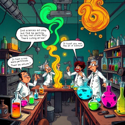 Whose Lab Is It Anyway? - Text-based game