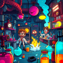 Whose Lab Is It Anyway? - Text-based game