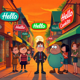 Whose Hellos Are These, Anyway? - Text-based game